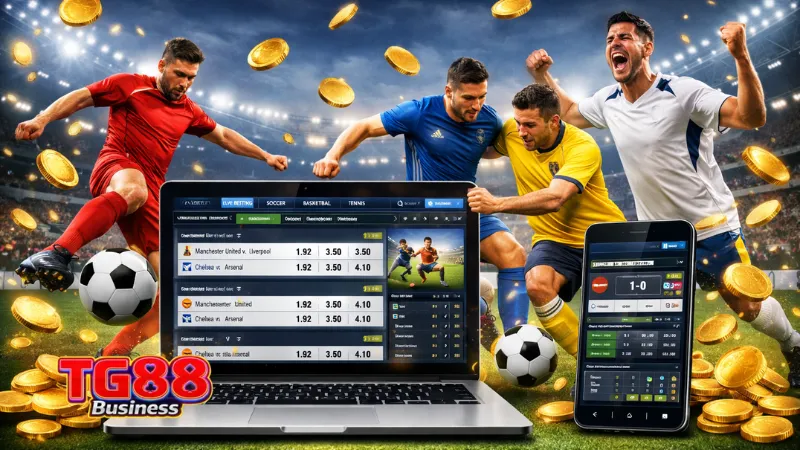 Giao diện cá cược TG88